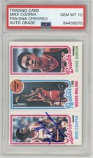 1980-81 TOPPS Michael Cooper signed ROOKIE Card RC PSA AUTO 10 GEM MINT Lakers. rookie card picture