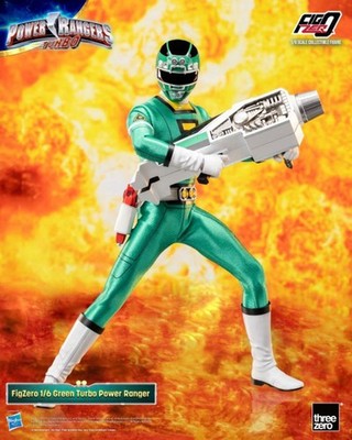 ThreeZero FigZero 1/6 Power Rangers Turbo Green Turbo Ranger Scale