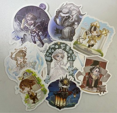 Identity V COA Chinese Admission Bonus Sticker 14+ Character List Large