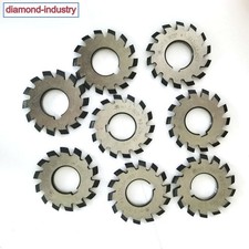 8Pc/set Module PA20 M0.5 M1-M1.5-M2-M3 Involute Gear Cutter 20  Angel Bore16 135