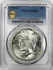 *1924 S SILVER PEACE DOLLAR* *PCGS MS63* *RARE S MINT* NR #GVIP006