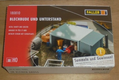 Faller 180810 casa de chapa y refugio nuevo en embalaje original abierto escala H0 #FV30# | Zustand: Gebraucht