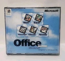*NEW* Microsoft Office Bookshelf Windows 95 Word Excel Powerpoint Schedule
