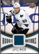 2013-14 Upper Deck  Matthew Nieto #247 (RC) (MEM) Used Patch Matt
