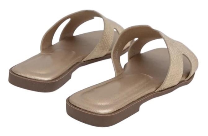 PANTOFOLA D’ORO Sandali ciabatte slip on oro donna Lavish Lines JS671