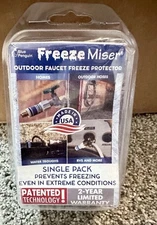 1-Pack Freeze Miser 6000-01 Outdoor Faucet Freeze Protection Extreme Conditions