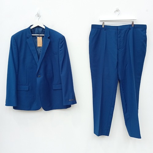 Jaeger 2 Piece Suit Size 50R Jacket Size 44R Trousers Men's Blue NWT FLT-FPL