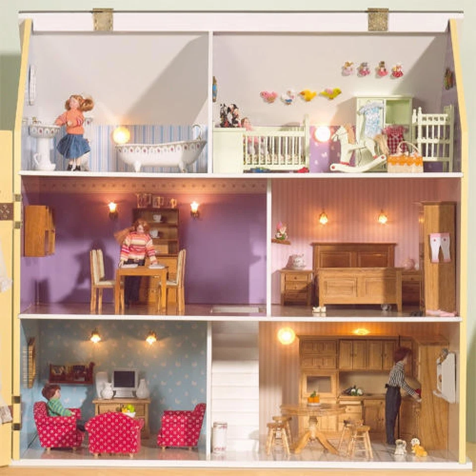 Dolls House 0142 Gran Kit Casa de Muñecas "Amber House" 66 x 67 x 38 cm - Imagen 3 de 3