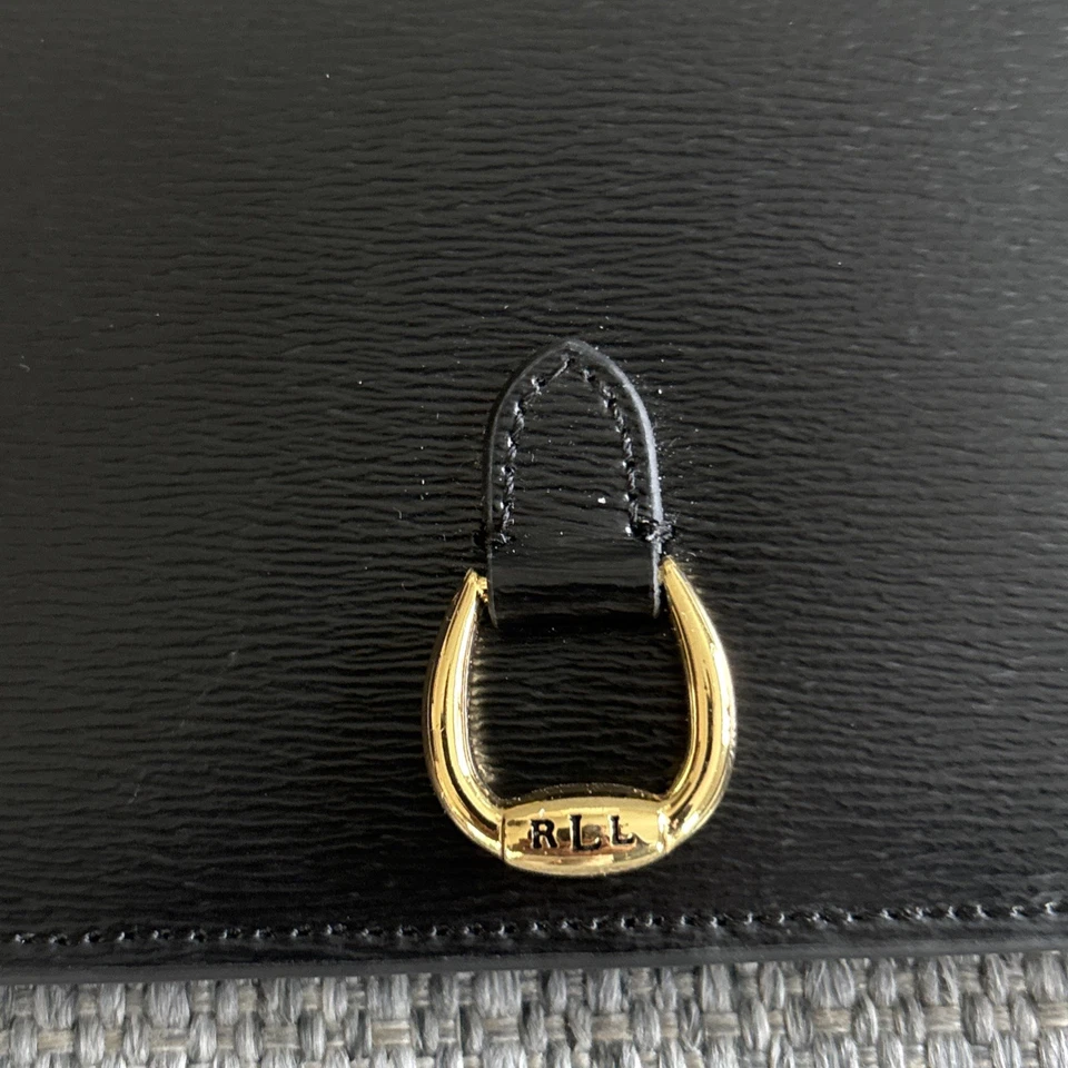 Ralph Lauren RLL Bennington Slim Leather Wallet Black - Image 2 of 4