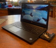 15.6" Dell Inspiron 3552 Laptop Windows 7 intel 1.6ghz 8gb 250gb DVDRW Btooth