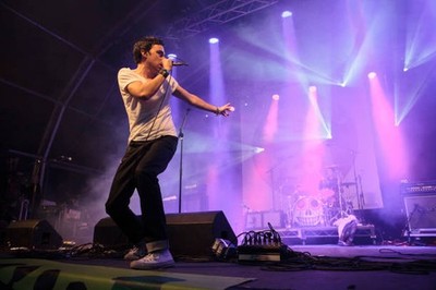 Richard Archer of Hard Fi performs during osfest at Park Hall on J- Old Photo 4