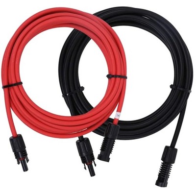 10AWG Solar Cable Male Female Connectors