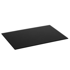 1x Black 50cm x 40cm Glass Chopping Board Kitchen Cutting Worktop Saver