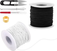 Gummiband 1Mm X 100M Elastisch FüR ArmbäNder Und Bastelarbeiten