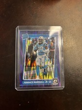 2021 Panini Donruss Optic Rated Rookie Terrace Marshall Jr.  Purple Shock Prizm