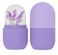 New Purple Ice Roller for Face and Eye Beauty Facial Care Silcone Gift Small