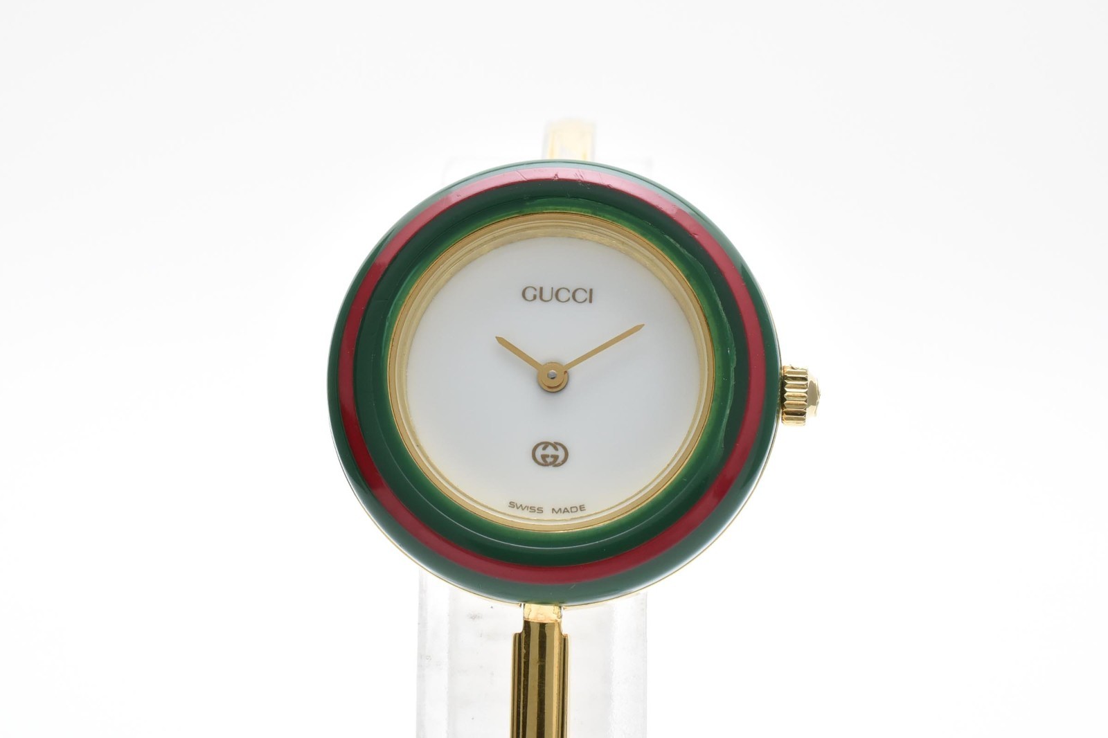 [Excellent+5] GUCCI 1100-L Change Bezel Quartz White Dial Ladies Vintage JAPAN thumbnail 11