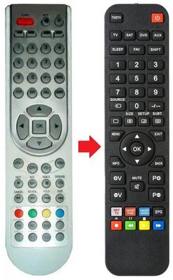Fernbedienung passend für SCHAUB LORENZ LT1923146DVBT | LT24-106DVB-T