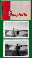  2 1949 CHEVY FLEETLINE DELUXE PHOTOS  SNAPSHOT FOLDER OF OWNER FAMILY