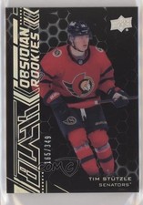 2020-21 SPx UD Black Obsidian Rookies 165/349 Tim Stutzle #OR-50 2oz