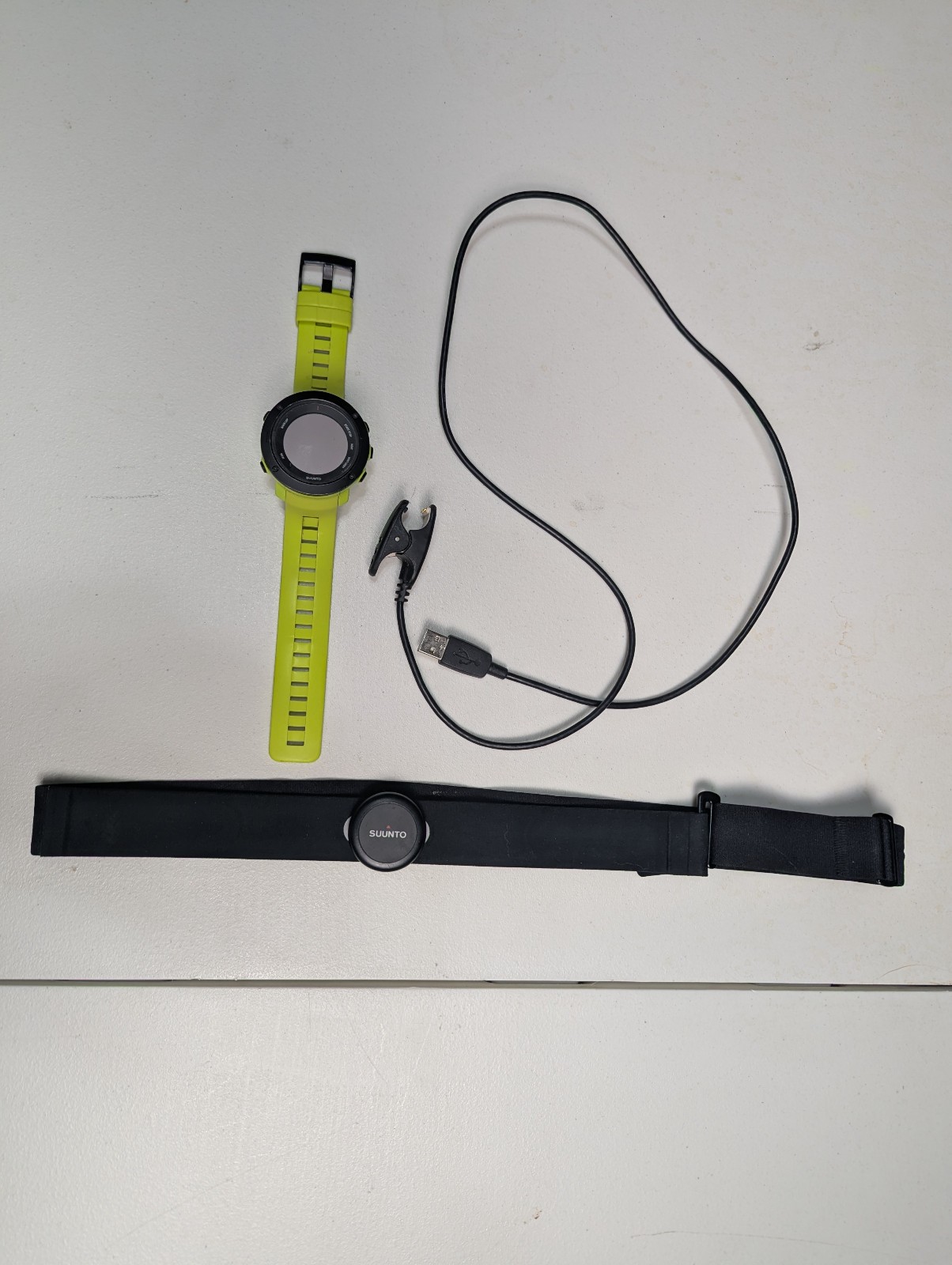 With Hr Monitor Band Lime Band With Black