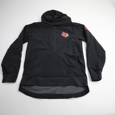 #ad Louisville Cardinals adidas Pullover Men#x27;s Black Used $16.49