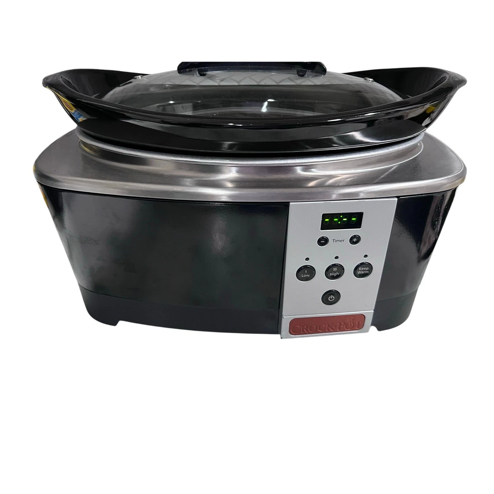 Crock-Pot SCCPQP600-B Designer Series Smart-Pot 6 Qt Slow Cooker Black