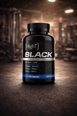 High T Black Herbal Supplement Capsules for Men   Energy &Daily Wellness Support