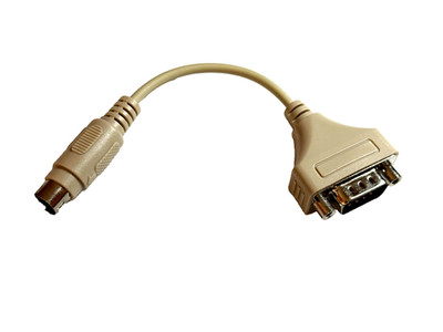 9 Pin DB9 männlich zu Mini Din 6 Pin RS232 PC Download NEU UNBENUTZT
