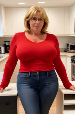 Photo Sexy Woman Big Buxom Bosom Showing Cleavage Beautiful 4x6 Picture - #4704