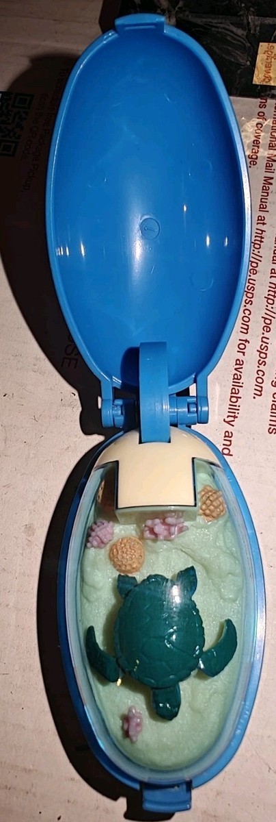 Vintage Takara Pocket Critters TURTLE WORLD 1993 Blue Works