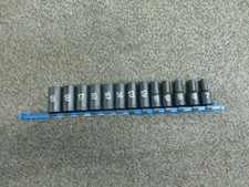 Matco Tools Sbipm136v 13 Piece 38 Drive Metric 6 Point Mid Length Socket Set