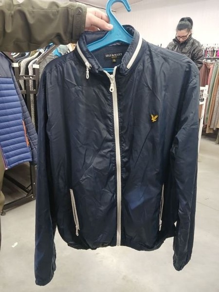 Men Lyle & Scott Windbreaker Navy 42