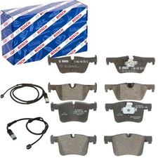 BOSCH Bremsbeläge mit WAKO Satz Vorne + Hinten für BMW F20-F23 F30-F36
