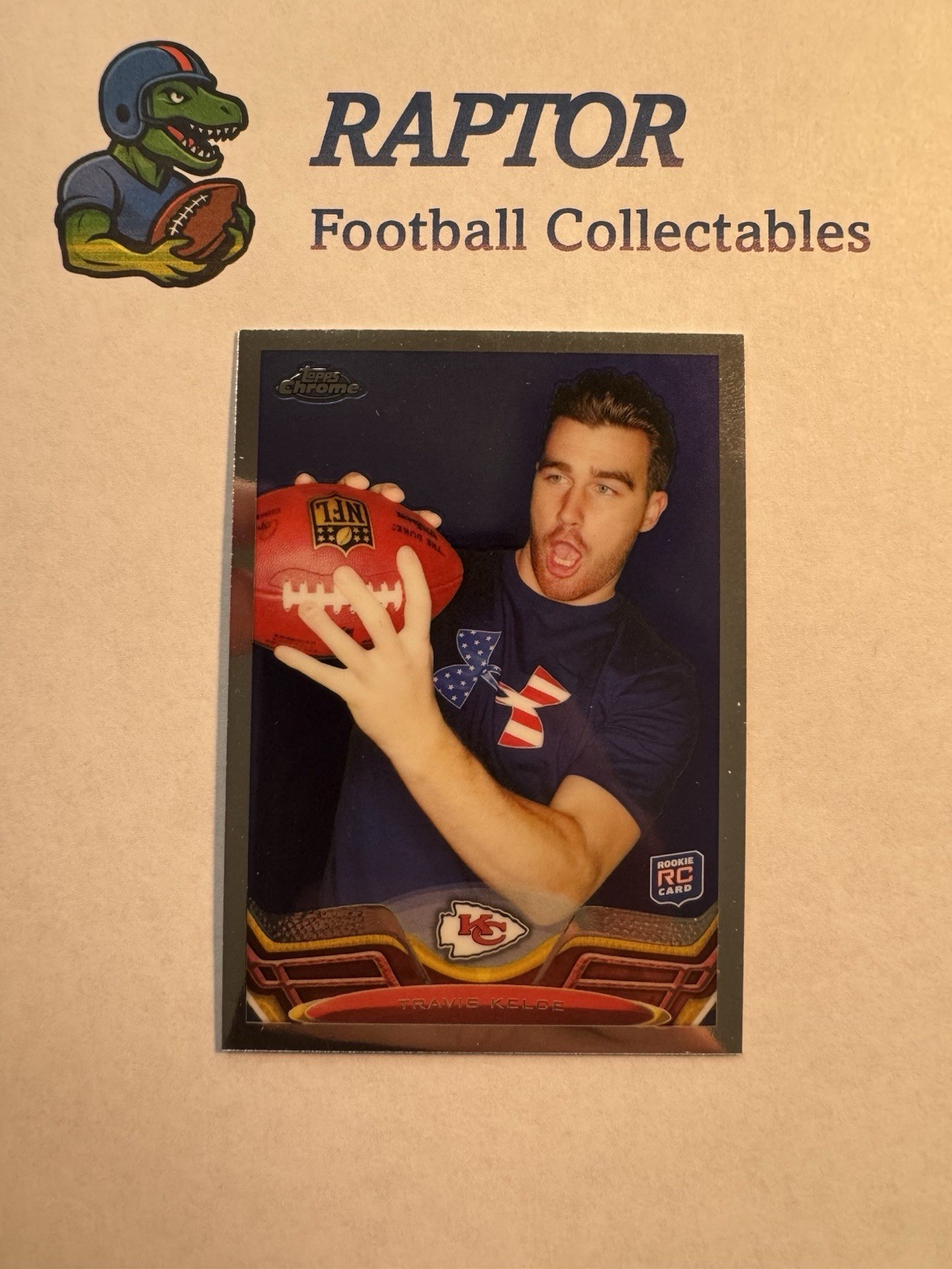 2013 Topps Chrome - Travis Kelce #118 Rookie Card (RC) - Chiefs