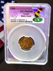 1909 Lincoln Matte Proof Cent CACG PR66RB CAC First Year Rare Key Date