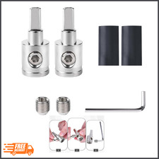 2PCS Car Audio Wire Reducer 0 Gauge to 4 Gauge Amp Power Connector