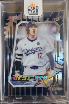 2025 Bowmans Best SHOHEI OHTANI Best-Tek Acetate SSP Color/Number Match #17/75!!
