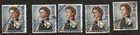 Hong Kong 217 , 5 used copies of $20 Elizabeth, catalogs $105 [ 607