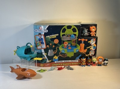 Fisher-Price Octonauts Launch & Explore Octo-Lab Deluxe Mega Lot, open box, new