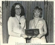 1973 Press Photo Louise Kennedy, Credit Women International, Woman of the Year