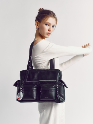 SAMO ONDHO Pocket Utility Bag L Nappa Black / SAMO ONDHO Shoulder