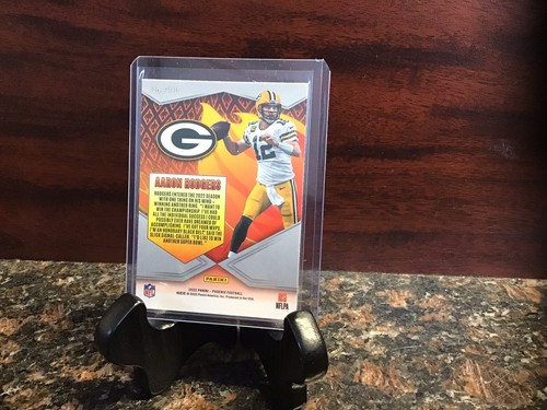 Aaron Rodgers 2022 Panini Phoenix "Flame Throwers" #FT-11 Green Bay Packers - Bild 2 von 2