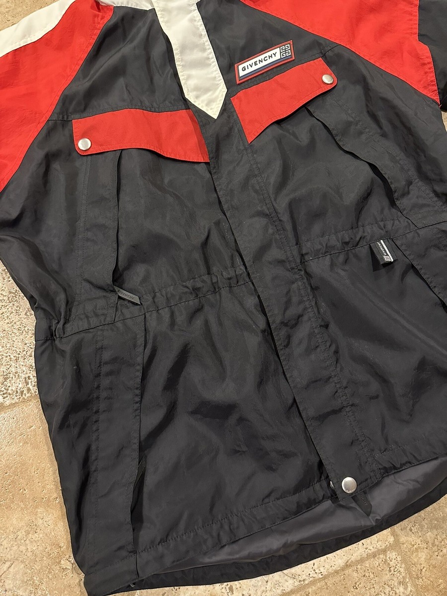 Givenchy Vintage Sports Sailing Zip Up Black / Red Jacket | eBay