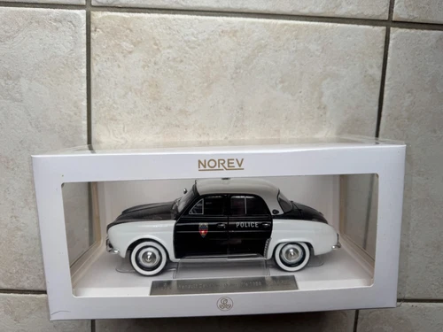 NOREV RENAULT DAUPHINE POLICE PIE 1958 ÉDITION LIMITÉE 1:18 #001/200