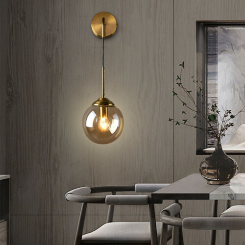 Glass Bedroom Wall Lamp Indoor Wall Lights Bar Wall Lighting Hallway Wall Sconce - Picture 8 of 8