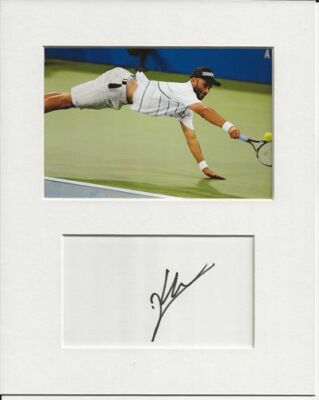 James Blake Tennis signed original authentic Autogramm Unterschrift UACC RD COA