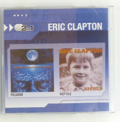CD disc - Eric Clapton - Pilgrim - Reptile - 2 in 1 - A8001