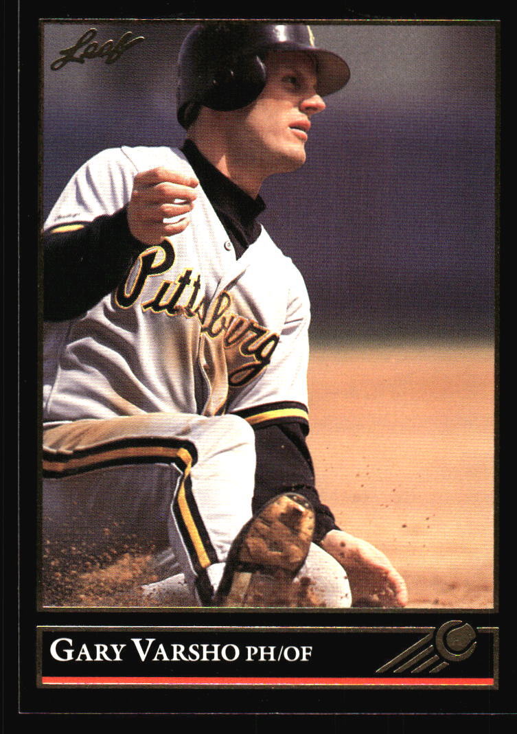 1992 Leaf Gary Varsho #388 Pittsburgh Pirates