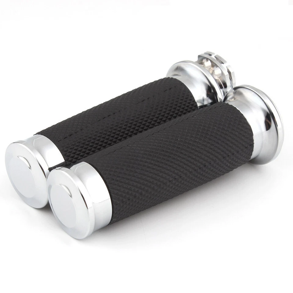 Griffe Lenker Chrom 1'' Zoll 25mm passend für Harley Davidson - Bild 3 von 4